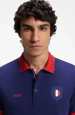 Paddy polo shirt with country flag