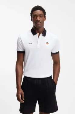 Paddy polo shirt with country flag