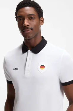 Paddy polo shirt with country flag