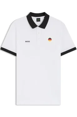 Paddy polo shirt with country flag