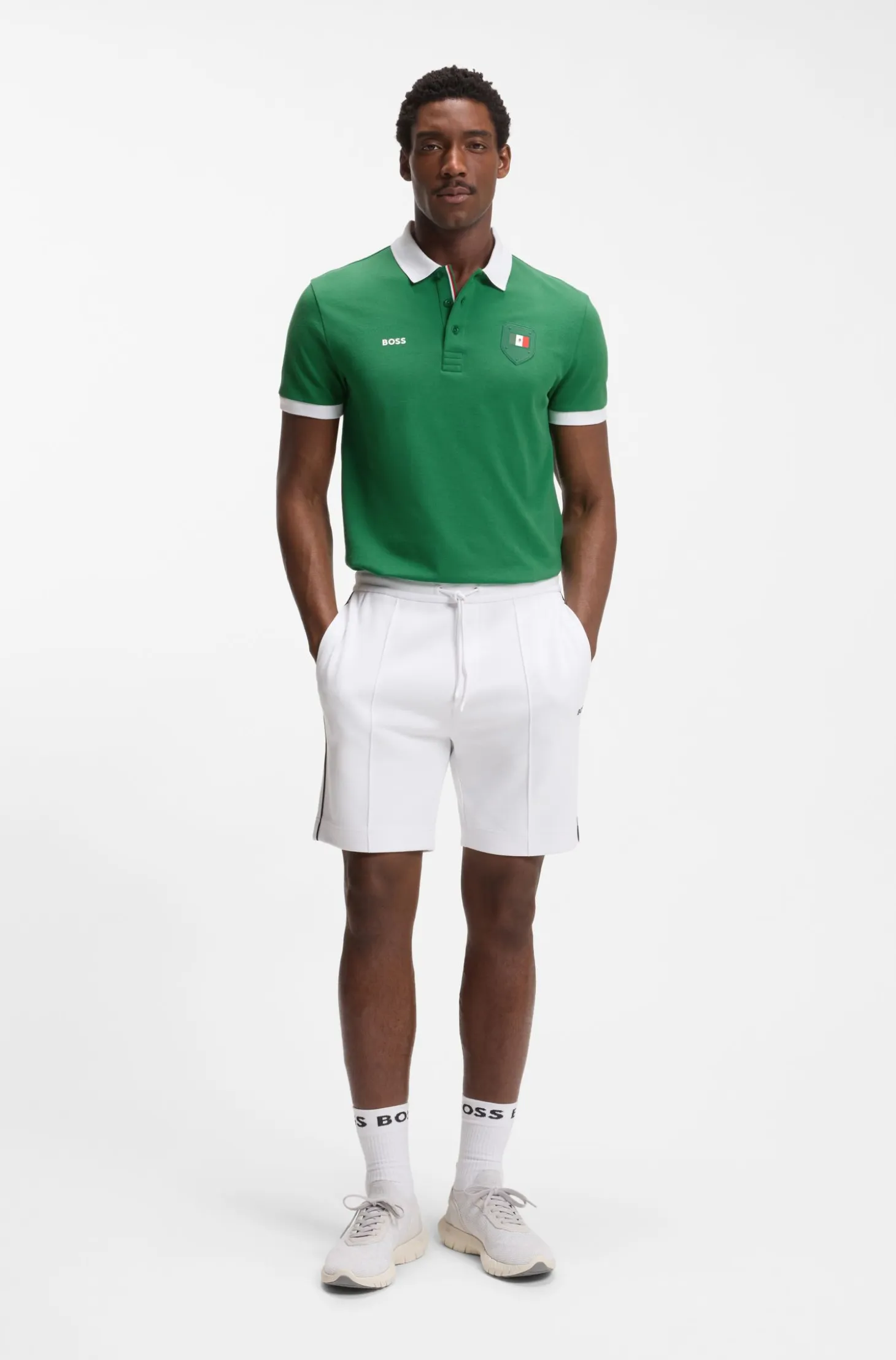 Paddy polo shirt with country flag