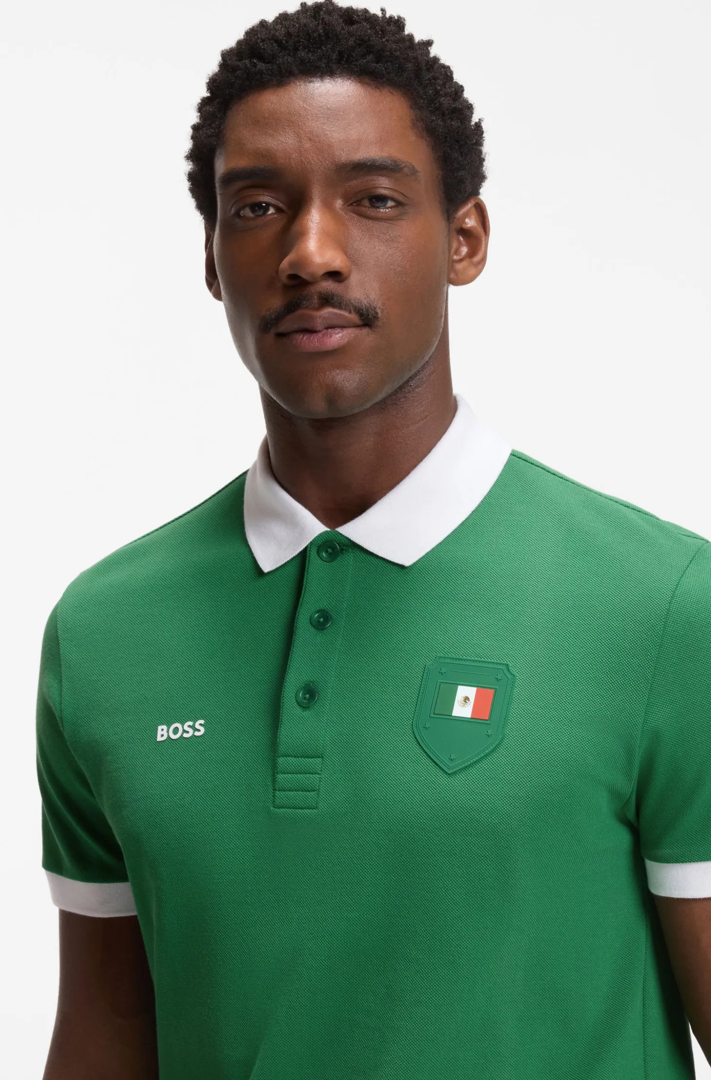 Paddy polo shirt with country flag