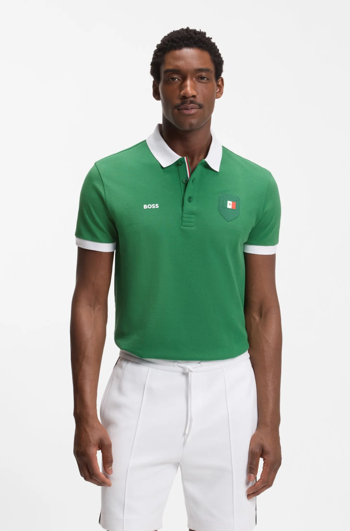 Paddy polo shirt with country flag