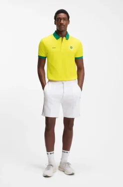 Paddy polo shirt with country flag