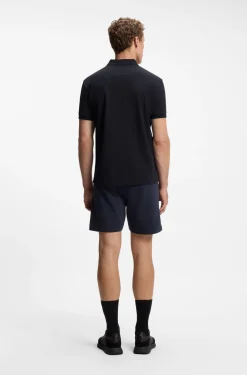 Paddy polo shirt with structured logo patch