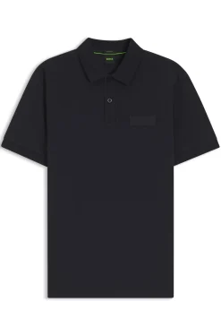 Paddy polo shirt with structured logo patch