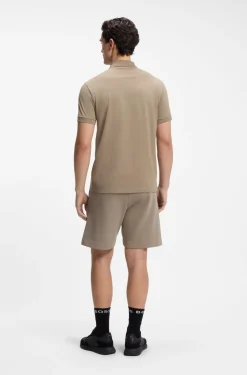 Paddy polo shirt with structured logo patch