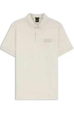 Paddy polo shirt with structured logo patch