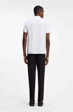 Paddy polo shirt with structured logo patch