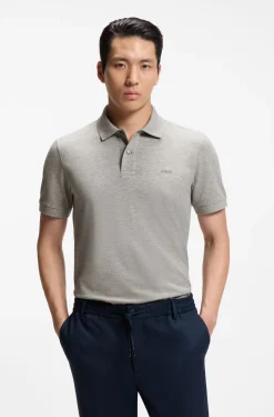 Pallas polo shirt in cotton piqué with embroidered logo