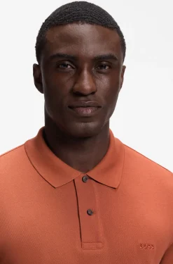 Pallas polo shirt in cotton piqué with embroidered logo