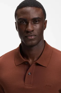 Pallas polo shirt in cotton piqué with embroidered logo