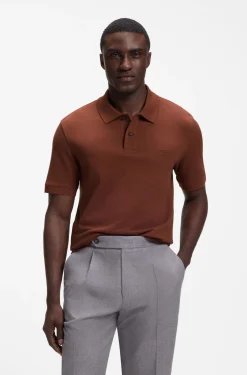 Pallas polo shirt in cotton piqué with embroidered logo