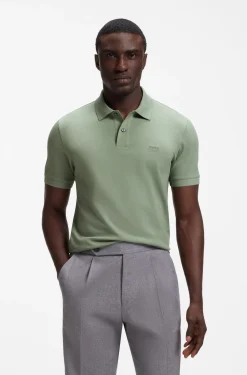 Pallas polo shirt in cotton piqué with embroidered logo