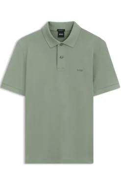 Pallas polo shirt in cotton piqué with embroidered logo