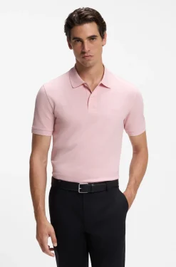 Pallas polo shirt in cotton piqué with embroidered logo