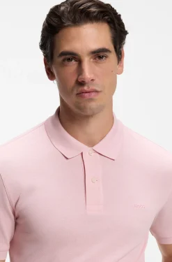 Pallas polo shirt in cotton piqué with embroidered logo