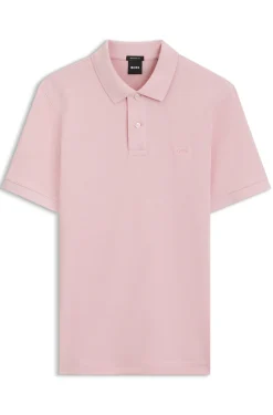 Pallas polo shirt in cotton piqué with embroidered logo