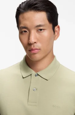 Pallas polo shirt in cotton piqué with embroidered logo