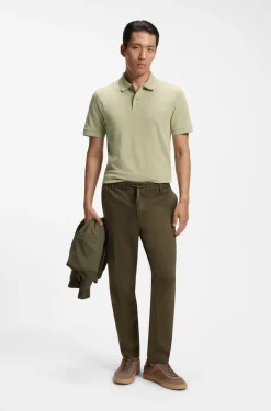 Pallas polo shirt in cotton piqué with embroidered logo