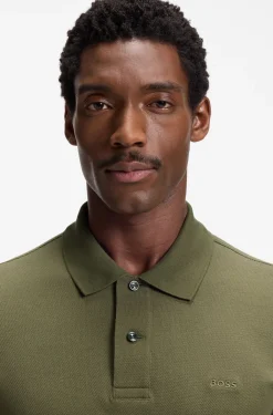 Pallas polo shirt in cotton piqué with embroidered logo