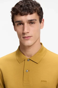 Pallas polo shirt in cotton piqué with embroidered logo