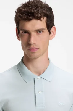 Pallas polo shirt in cotton piqué with embroidered logo