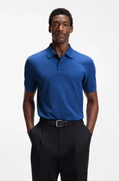 Pallas polo shirt in cotton piqué with embroidered logo