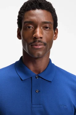 Pallas polo shirt in cotton piqué with embroidered logo