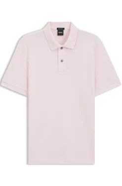 Pallas polo shirt in cotton piqué with embroidered logo