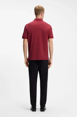 Pallas polo shirt in cotton piqué with embroidered logo