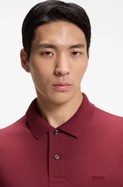 Pallas polo shirt in cotton piqué with embroidered logo