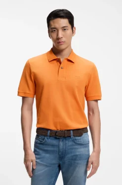 Pallas polo shirt in cotton piqué with embroidered logo