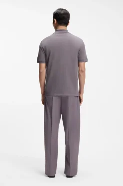 Pallas polo shirt in cotton piqué with embroidered logo