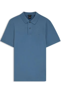 Pallas polo shirt in cotton piqué with embroidered logo