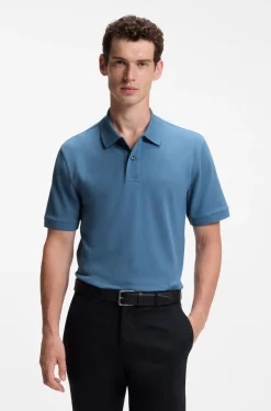 Pallas polo shirt in cotton piqué with embroidered logo