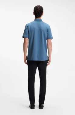 Pallas polo shirt in cotton piqué with embroidered logo