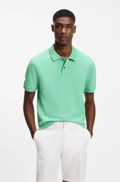 Pallas polo shirt in cotton piqué with embroidered logo