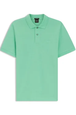 Pallas polo shirt in cotton piqué with embroidered logo