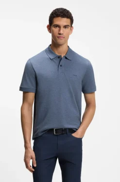 Pallas polo shirt in cotton piqué with embroidered logo