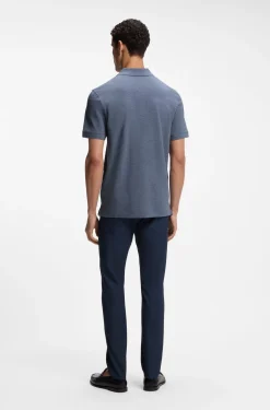 Pallas polo shirt in cotton piqué with embroidered logo
