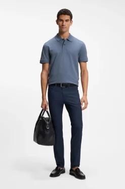 Pallas polo shirt in cotton piqué with embroidered logo