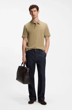 Pallas polo shirt in cotton piqué with embroidered logo