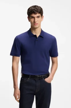 Pallas polo shirt in cotton piqué with embroidered logo
