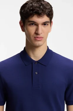 Pallas polo shirt in cotton piqué with embroidered logo