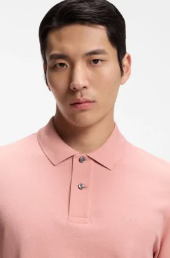 Pallas polo shirt in cotton piqué with embroidered logo