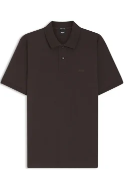 Pallas polo shirt in cotton piqué with embroidered logo