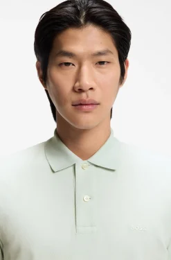 Pallas polo shirt in cotton piqué with embroidered logo