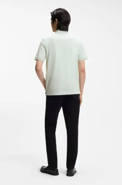 Pallas polo shirt in cotton piqué with embroidered logo