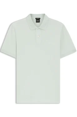 Pallas polo shirt in cotton piqué with embroidered logo